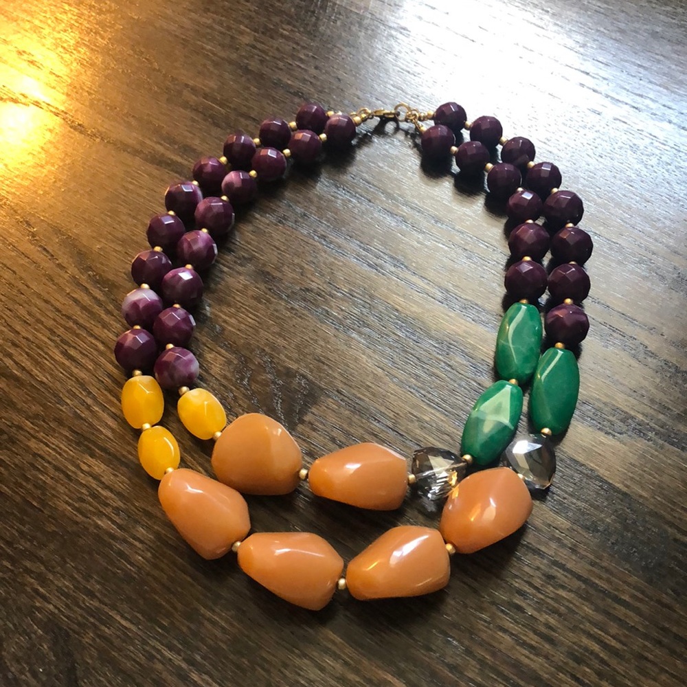 Anthropologie multi colored necklace